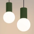Lampa wisząca HALO 2L zielona oliwka SL.1984 SOLLUX