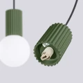 Lampa wisząca HALO 2L zielona oliwka SL.1984 SOLLUX