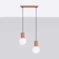 Lampa wisząca HALO 2L mocca SL.1986 SOLLUX
