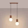 Lampa wisząca HALO 2L mocca SL.1986 SOLLUX