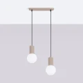 Lampa wisząca HALO 2L taupe SL.1988 SOLLUX