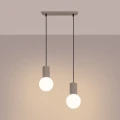 Lampa wisząca HALO 2L taupe SL.1988 SOLLUX