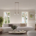 Lampa wisząca HALO 2L taupe SL.1988 SOLLUX