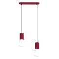 Lampa wisząca HALO 2L burgund SL.1989 SOLLUX