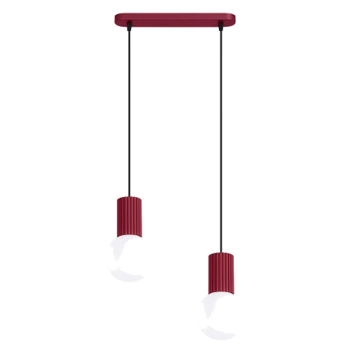 Lampa wisząca HALO 2L burgund SL.1989 SOLLUX