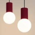 Lampa wisząca HALO 2L burgund SL.1989 SOLLUX