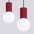 Lampa wisząca HALO 2L burgund SL.1989 SOLLUX