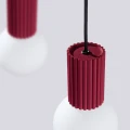 Lampa wisząca HALO 2L burgund SL.1989 SOLLUX