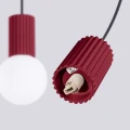 Lampa wisząca HALO 2L burgund SL.1989 SOLLUX