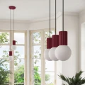 Lampa wisząca HALO 2L burgund SL.1989 SOLLUX