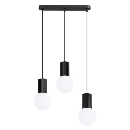 Lampa wisząca HALO 3L czarna SL.1992 SOLLUX