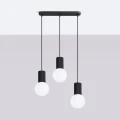 Lampa wisząca HALO 3L czarna SL.1992 SOLLUX