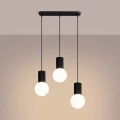 Lampa wisząca HALO 3L czarna SL.1992 SOLLUX