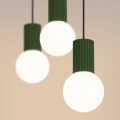 Lampa wisząca HALO 3L zielona oliwka SL.1994 SOLLUX