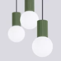 Lampa wisząca HALO 3L zielona oliwka SL.1994 SOLLUX