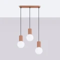 Lampa wisząca HALO 3L mocca SL.1996 SOLLUX