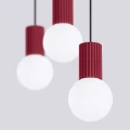Lampa wisząca HALO 3L burgund SL.1999 SOLLUX