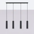 Lampa wisząca KARBON 4L czarny SL.2003 SOLLUX