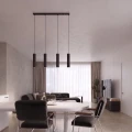 Lampa wisząca KARBON 4L czarny SL.2003 SOLLUX