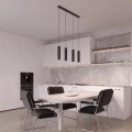 Lampa wisząca KARBON 4L czarny SL.2003 SOLLUX