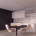 Lampa wisząca KARBON 4L beżowy SL.2004 SOLLUX