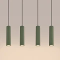 Lampa wisząca KARBON 4L zielona oliwka SL.2005 SOLLUX
