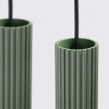 Lampa wisząca KARBON 4L zielona oliwka SL.2005 SOLLUX
