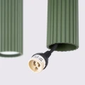 Lampa wisząca KARBON 4L zielona oliwka SL.2005 SOLLUX