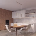 Lampa wisząca KARBON 4L taupe SL.2007 SOLLUX