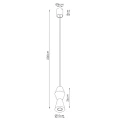 Lampa wisząca KUBBE mała R SL.2027 SOLLUX