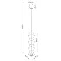 Lampa wisząca KUBBE duża S SL.2032 SOLLUX