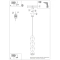 Lampa wisząca KUBBE duża S SL.2032 SOLLUX