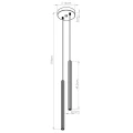 Lampa wisząca ARCHE 2P beżowa SL.2034 SOLLUX