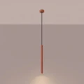 Lampa wisząca ARCHE 1 ochra czerwona SL.2039 SOLLUX