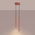Lampa wisząca ARCHE 2P ochra czerwona SL.2040 SOLLUX