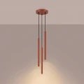 Lampa wisząca ARCHE 3P ochra czerwona SL.2041 SOLLUX