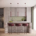 Lampa wisząca ARCHE 1 burgund SL.2042 SOLLUX