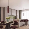 Lampa wisząca ARCHE 1 burgund SL.2042 SOLLUX