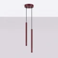Lampa wisząca ARCHE 2P burgund SL.2043 SOLLUX