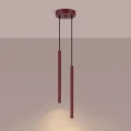 Lampa wisząca ARCHE 2P burgund SL.2043 SOLLUX