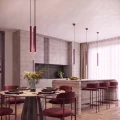 Lampa wisząca ARCHE 2P burgund SL.2043 SOLLUX