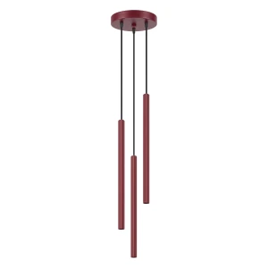 Lampa wisząca ARCHE 3P burgund SL.2044 SOLLUX