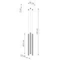 Lampa wisząca ARCHE 3P ultramaryna SL.2047 SOLLUX