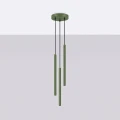 Lampa wisząca ARCHE 3P zielona oliwka SL.2050 SOLLUX