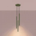 Lampa wisząca ARCHE 3P zielona oliwka SL.2050 SOLLUX