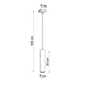 Lampa wisząca LAGOS 1 taupe SL.2078 SOLLUX
