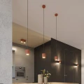 Plafon ORBIS 2 ochra czerwona SL.2094 SOLLUX
