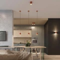Plafon ORBIS 2 ochra czerwona SL.2094 SOLLUX