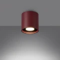 Plafon ORBIS 1 burgund SL.2096 SOLLUX