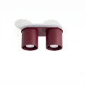 Plafon ORBIS 2 burgund SL.2097 SOLLUX